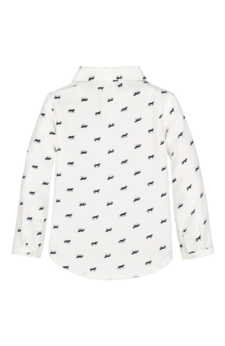 Hope & Henry Baby Girls' Peter Pan Collar Top, Infant, Alternate, color, 