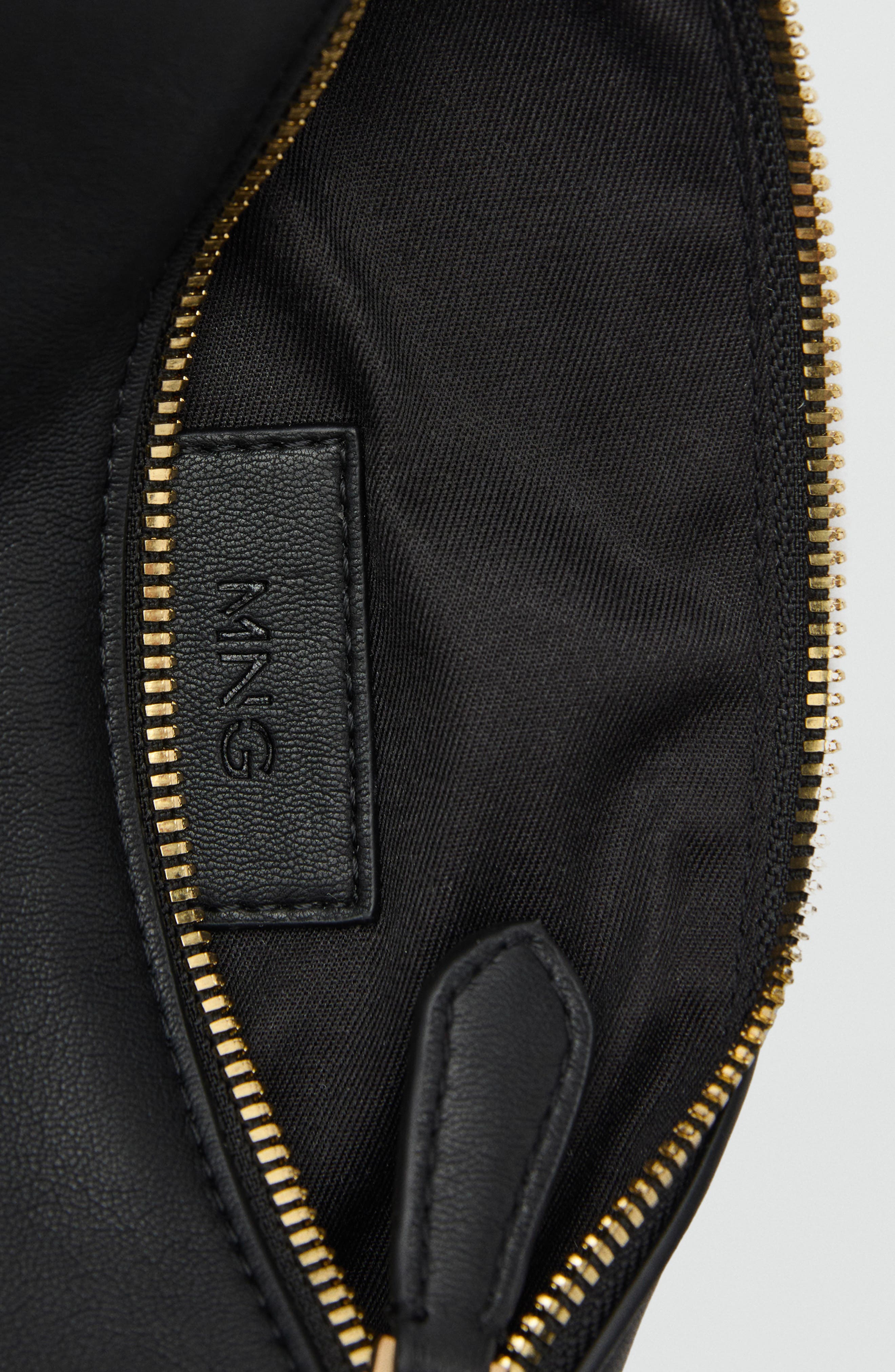 MANGO Faux Leather Shoulder Bag, Alternate, color, 