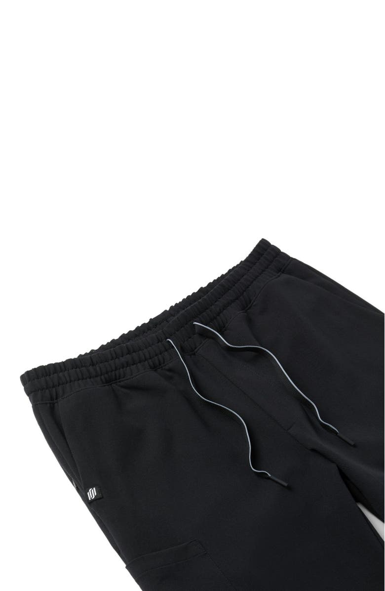 JAANUU Rhodes Men's 7-Pocket Straight Leg Scrub Pant, Alternate, color, Black