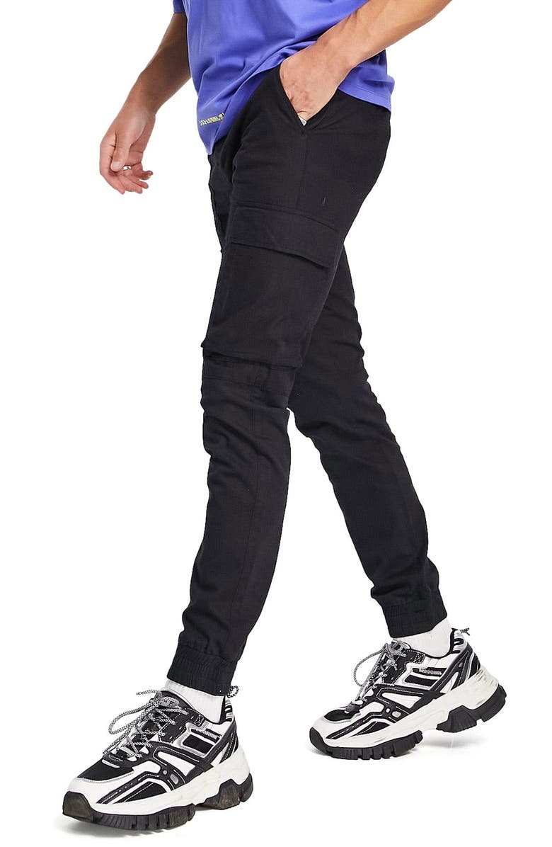 ASOS DESIGN Slim Fit Cargo Trousers, Alternate, color,