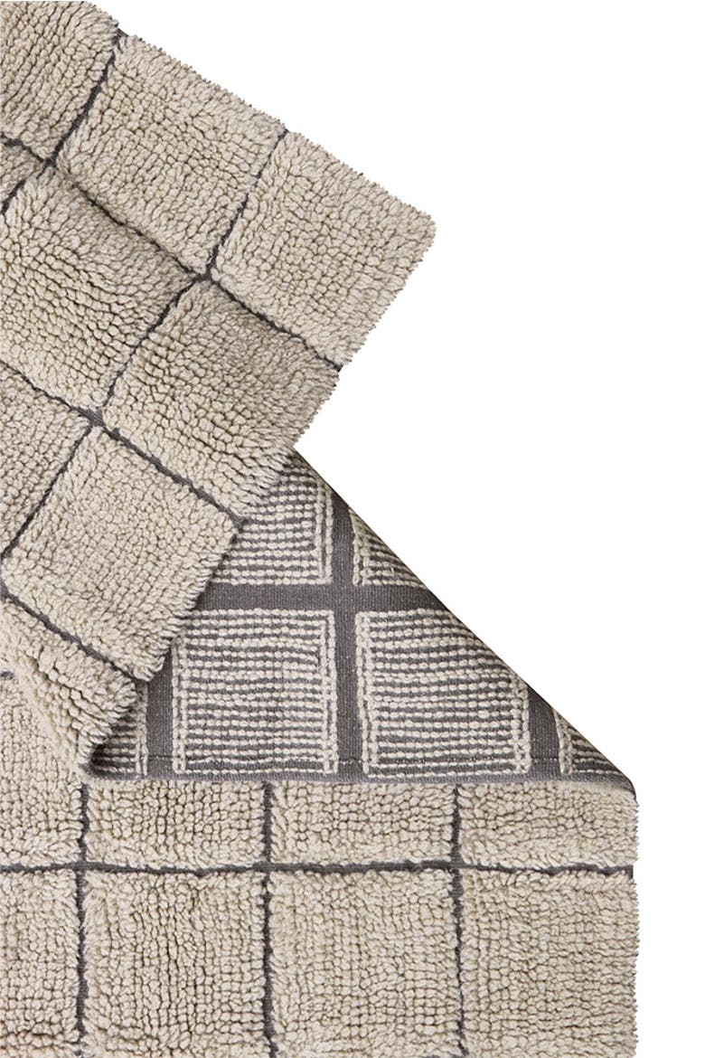 Woolable Rug Runner  Mosaic, Alternate, color, Sandstone Wool, Grey,Natural