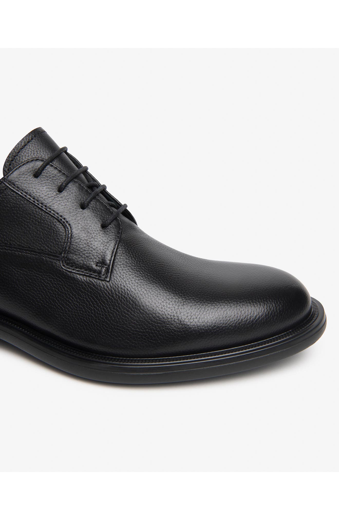 Plain Toe Derby, Alternate, color, BLACK