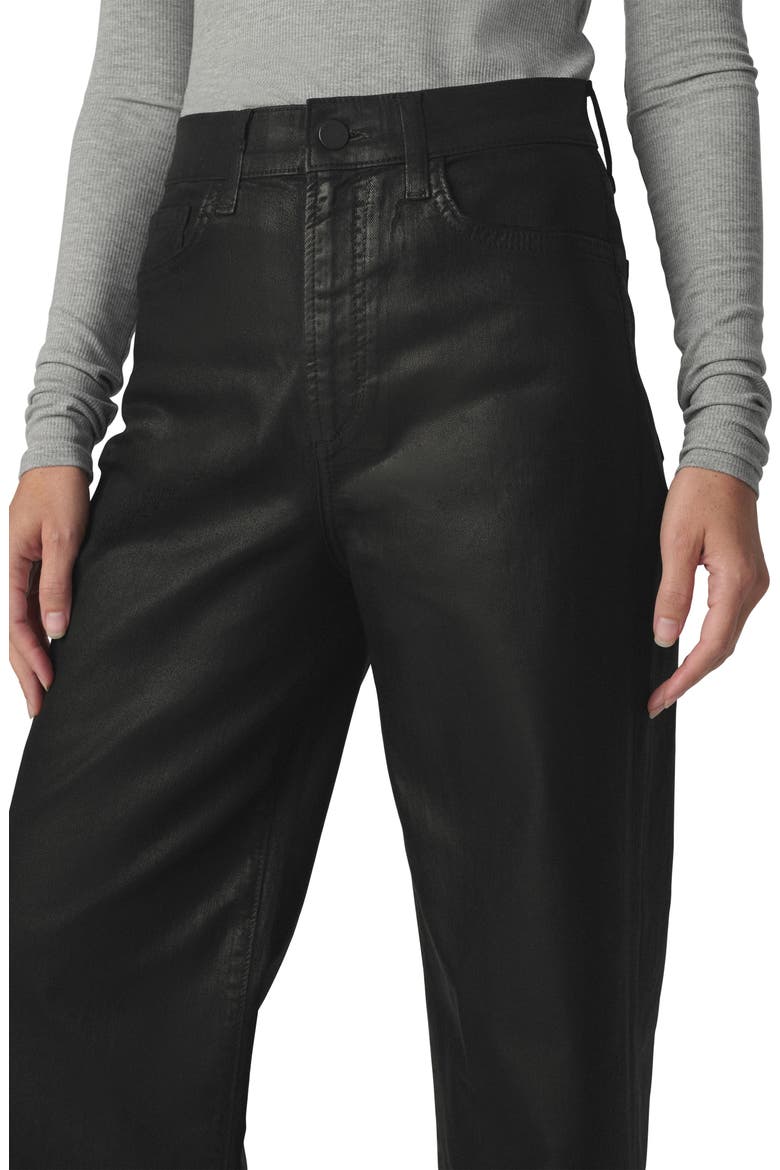 Mia High Waist Wide Leg Jeans, Alternate, color, BLACK FOIL