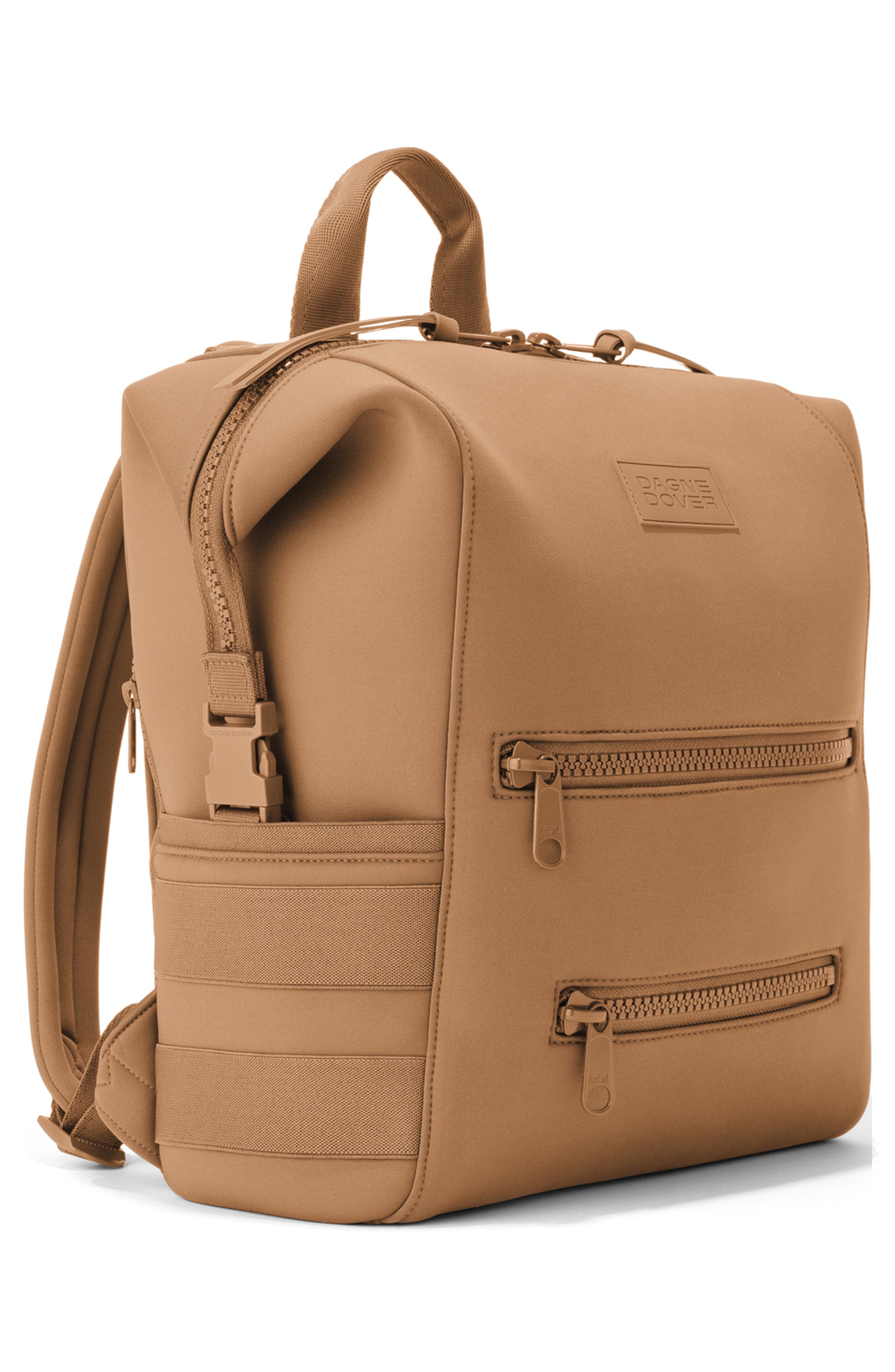 Dagne Dover Indi Medium Neoprene Diaper Backpack, Alternate, color, Camel