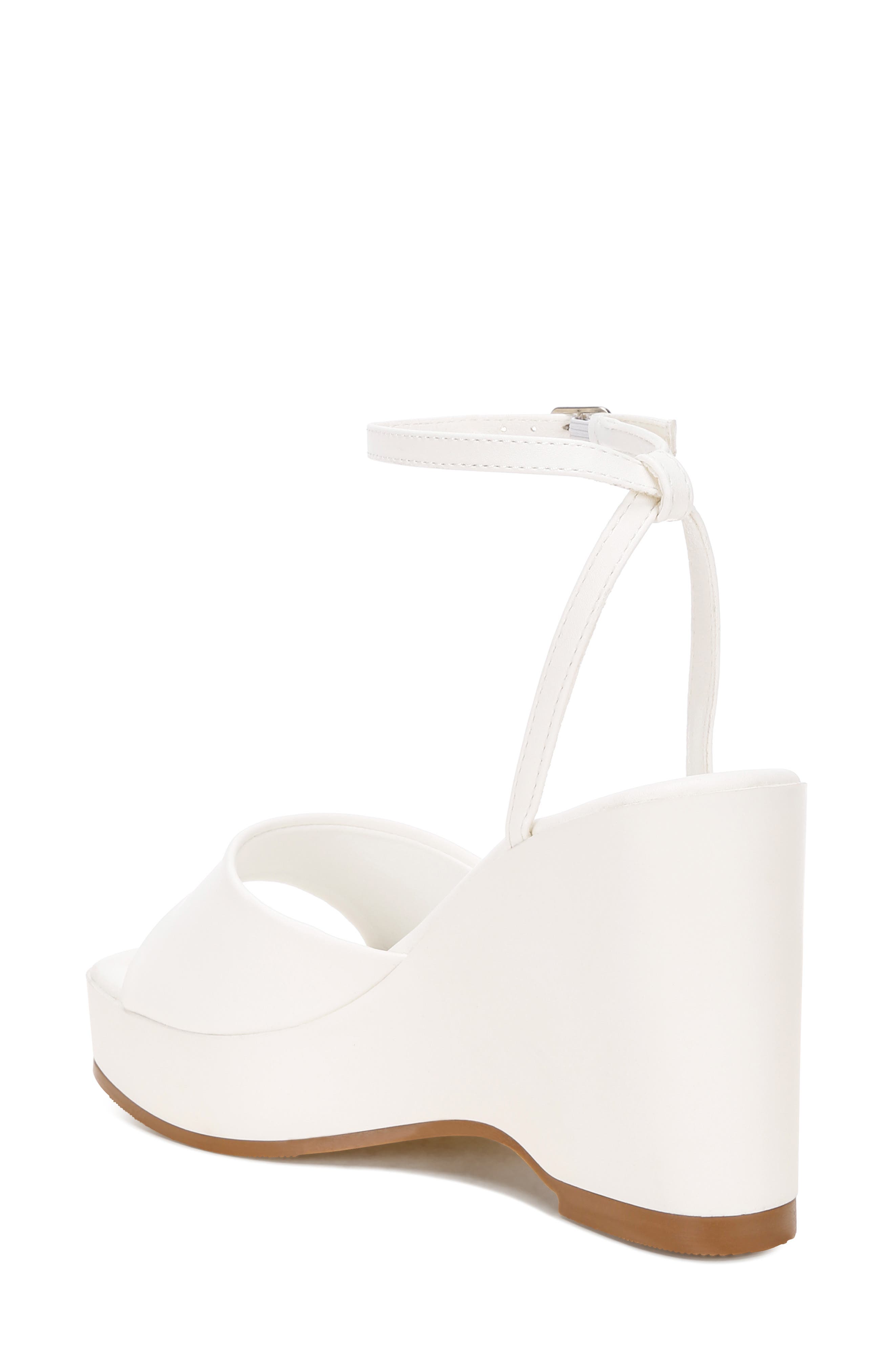 Sangria Platform Wedge Sandal, Alternate, color, WHITE