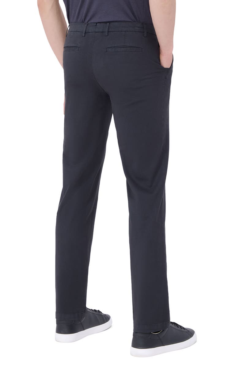 Bugatchi Parker Stretch Chino Pants, Alternate, color, Black