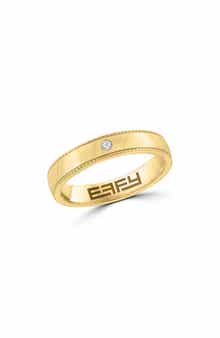 EFFY Diamond Milgrain Edge Band Ring
