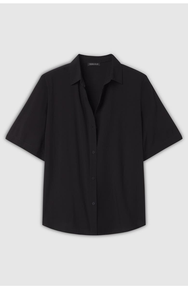 Franne Golde Easy Elbow-Sleeve Lightweight Shirt, Alternate, color, 