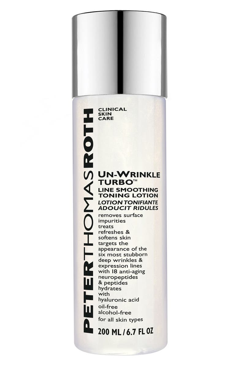 Peter Thomas Roth Un-Wrinkle Turbo<sup>™</sup> Line Smoothing Toning Lotion, Main, color,