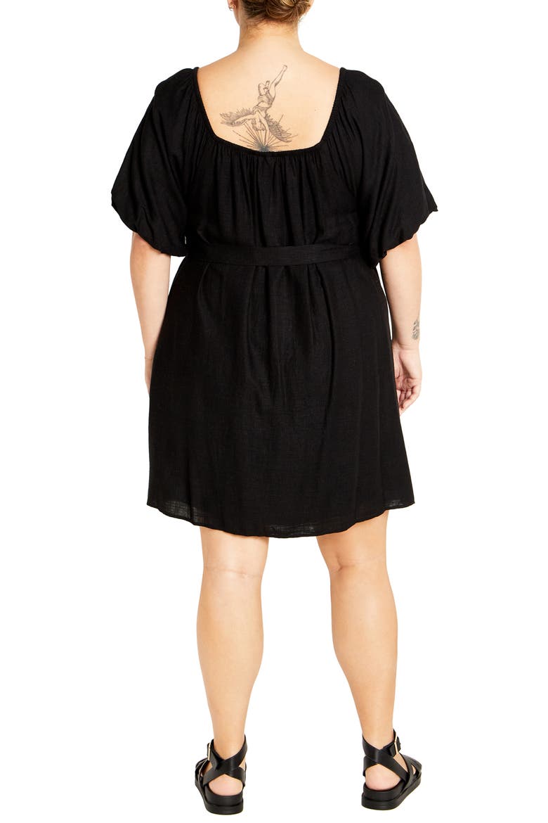 Uptown Minidress, Alternate, color, BLACK