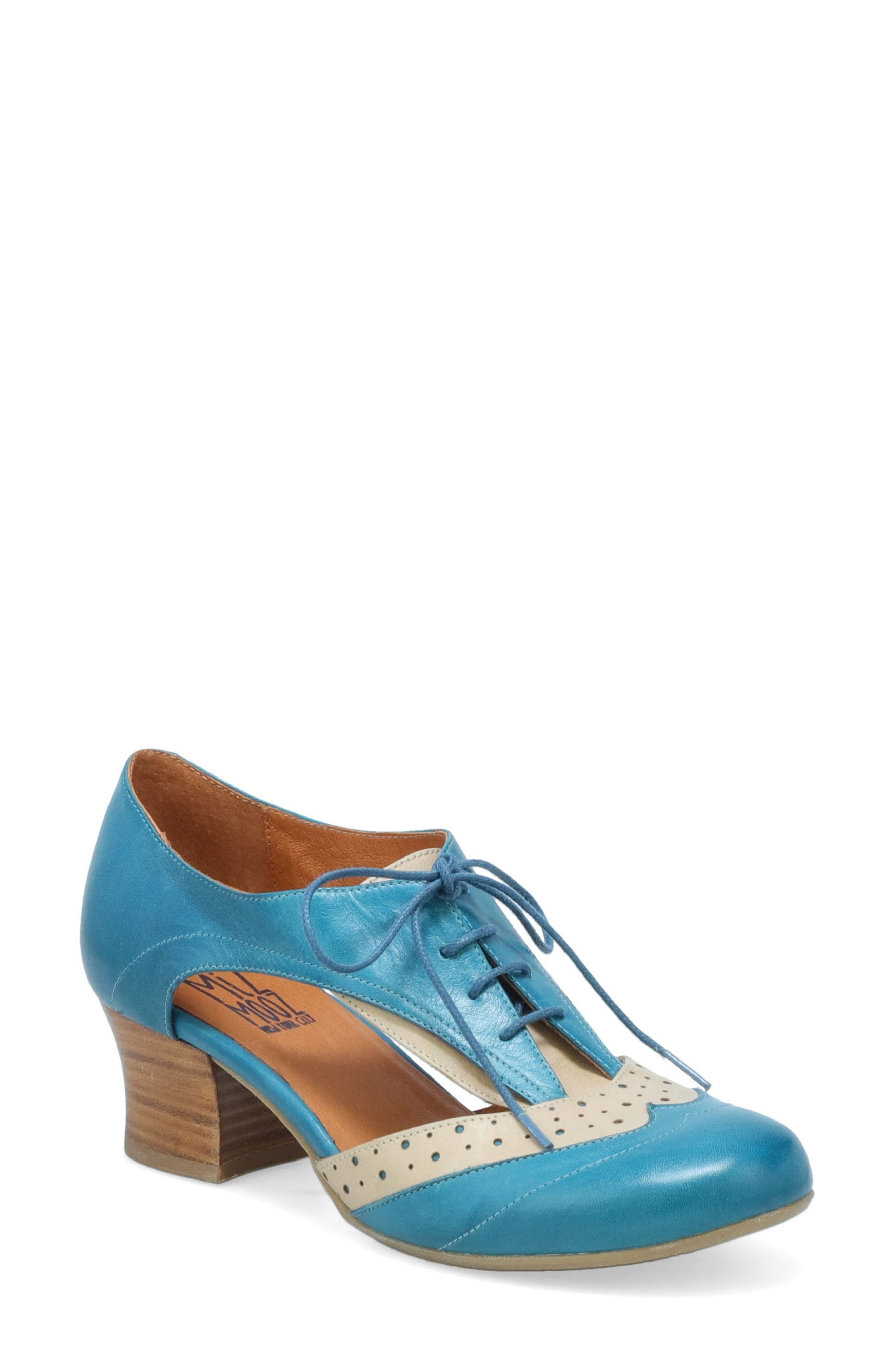 Fleur Cutout Pump, Main, color, MARINE/ CREAM