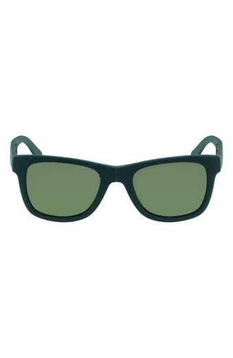 Lacoste 52mm Foldable Retro Frame Sunglasses