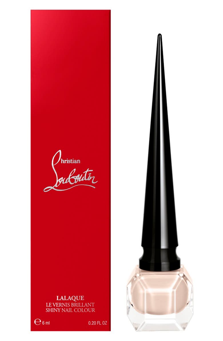 Christian Louboutin Lalaque Le Vernis Brillant, Alternate, color, Beige In Bed 331