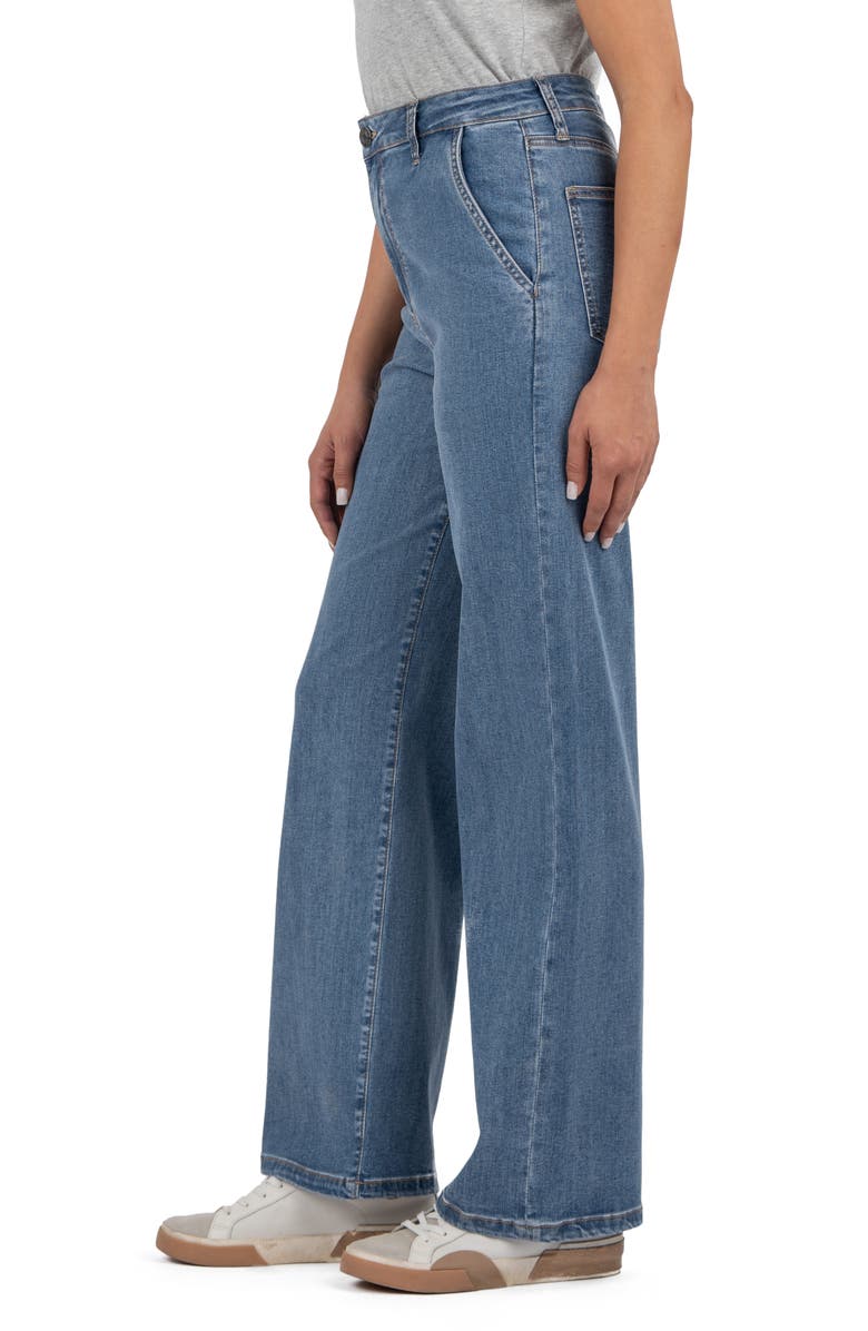KUT from the Kloth High Waist Wide Leg Jeans, Alternate, color, 