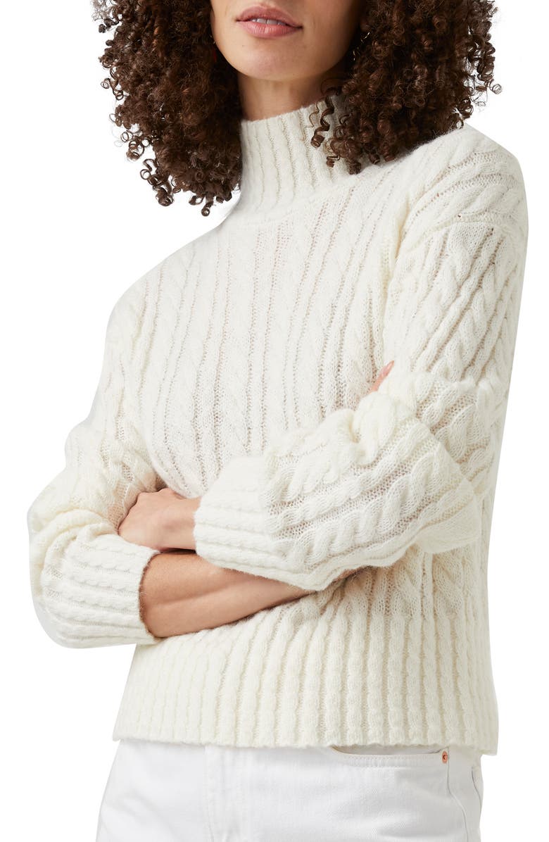 French Connection Jacqueline Cable Knit Sweater, Main, color,