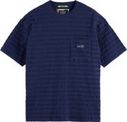 Scotch & Soda Texture Stripe T-Shirt
