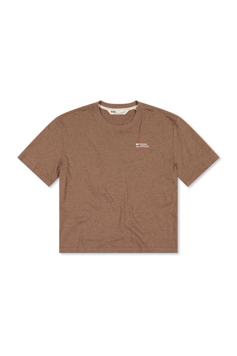 Yonder Merino Organic Cotton T-Shirt - Women's, Alternate, color, Mocha