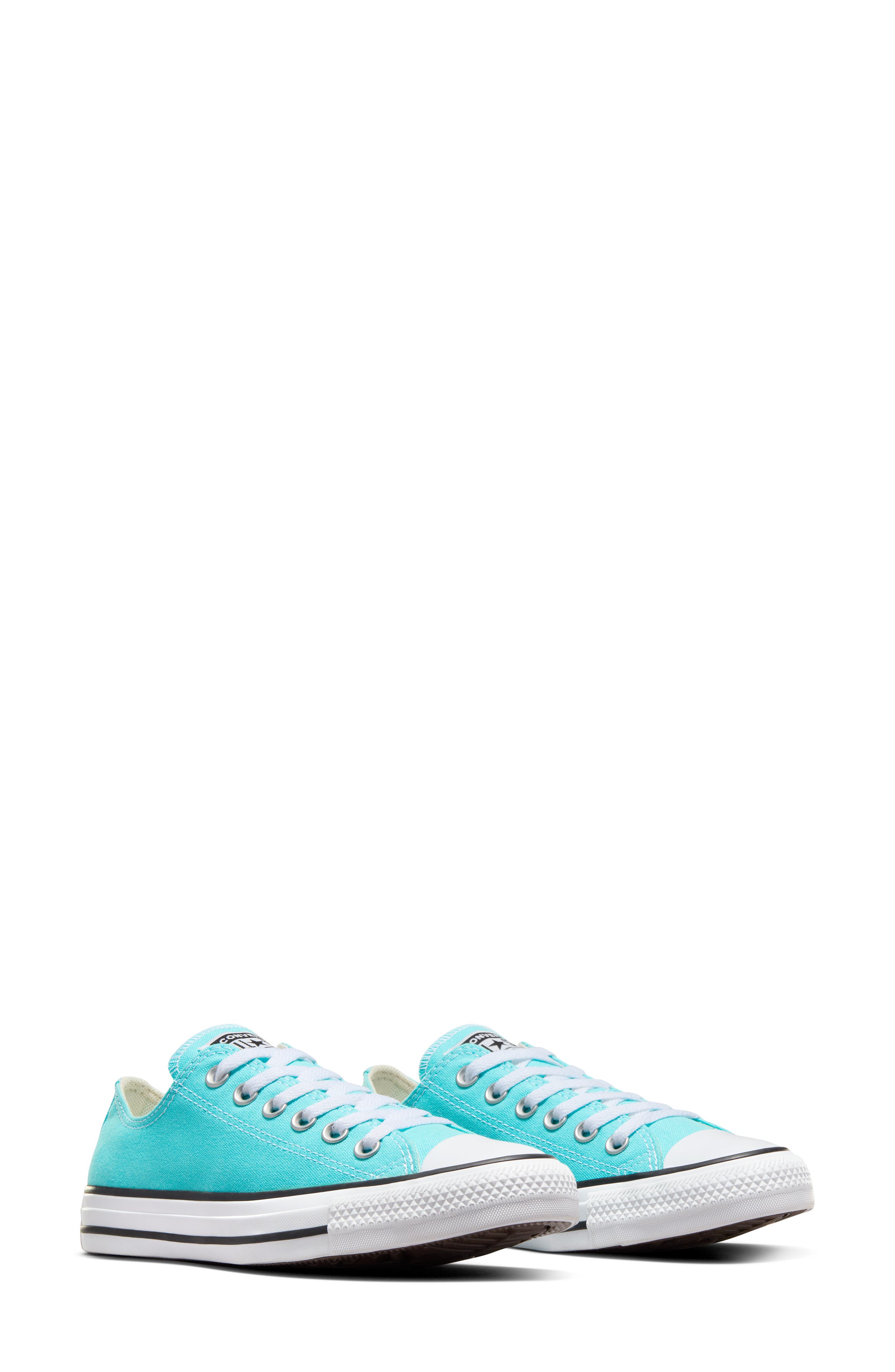 Chuck Taylor® All Star® Low Top Sneaker, Alternate, color, DOUBLE CYAN