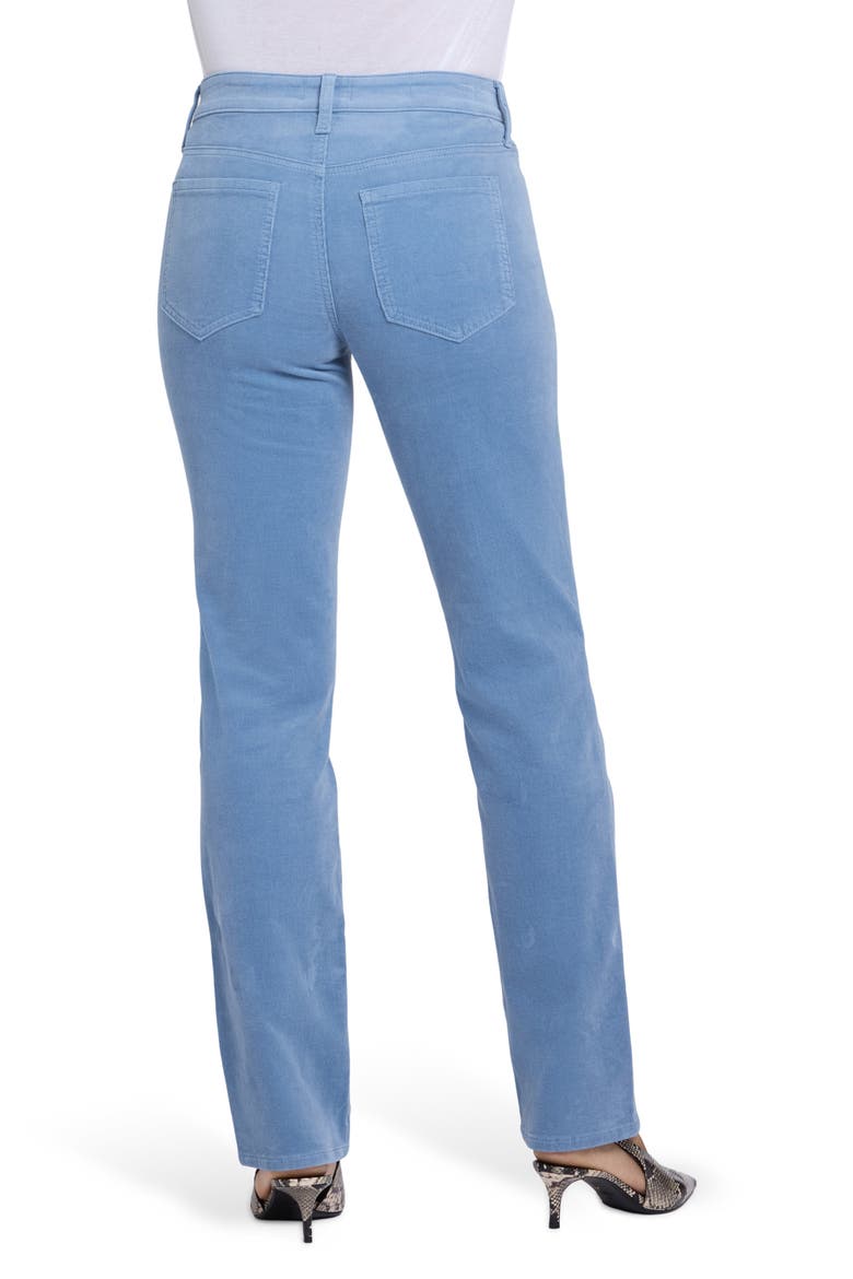 Marilyn Corduroy Straight Leg Pants, Alternate, color, BLUE BREEZE