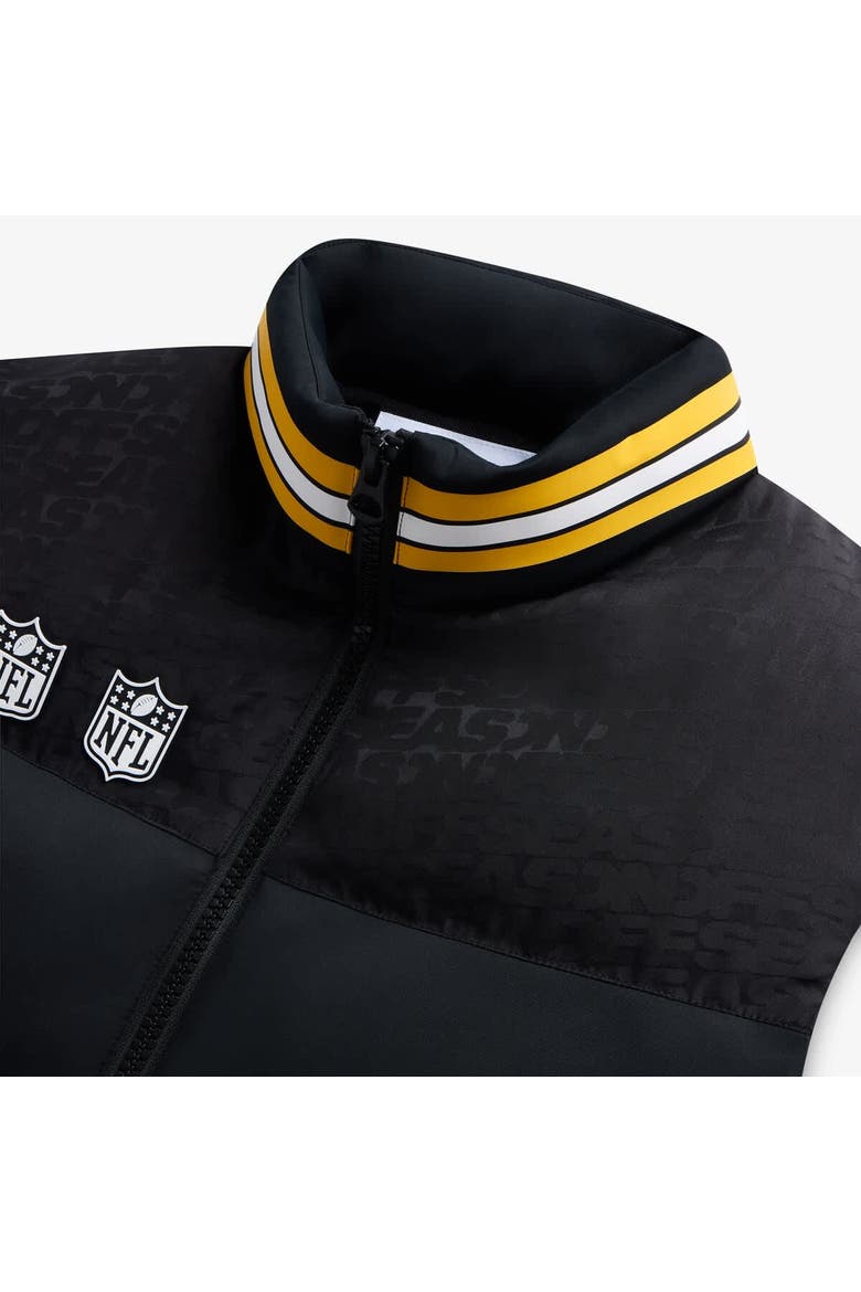 Unisex  Black Pittsburgh Steelers Team Puffer Vest, Alternate, color, Black