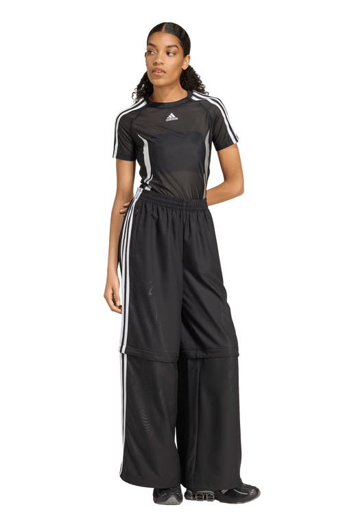 Adidas Originals Adidas Adilenium Season 4 Teamgeist Tight Sheer T-shirt In Black
