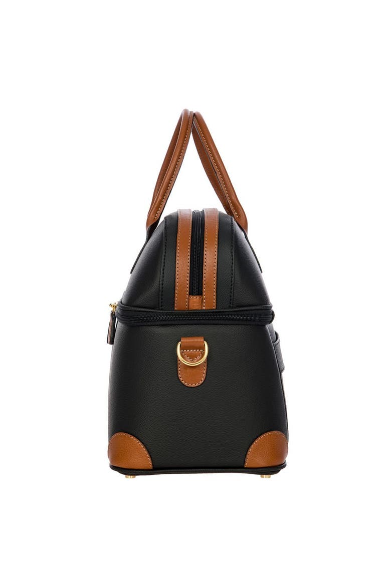 Firenze Tuscan Train Case Tote Bag, Alternate, color, Black