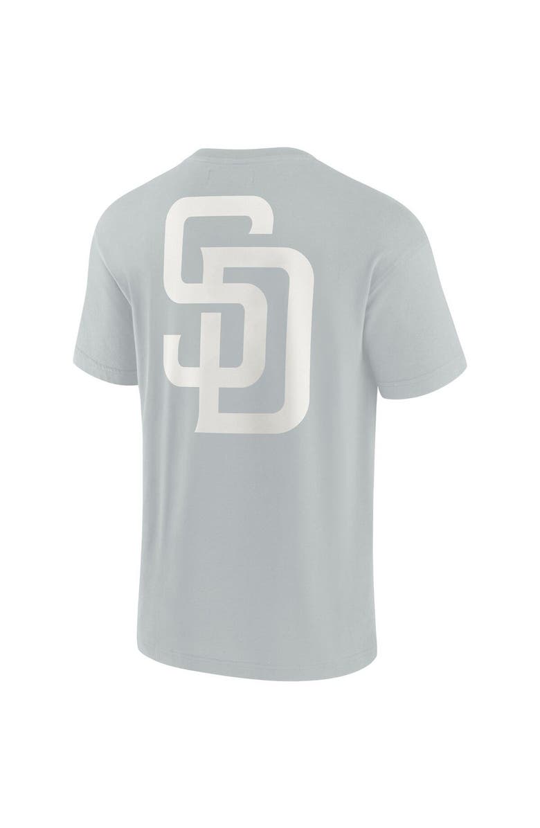 Fanatics Signature Unisex Fanatics Signature Gray San Diego Padres Elements Super Soft Short Sleeve T-Shirt, Alternate, color, Gray