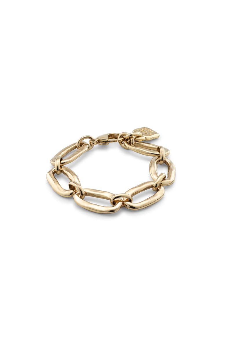 Oval Link Bracelet, Main, color, Gold