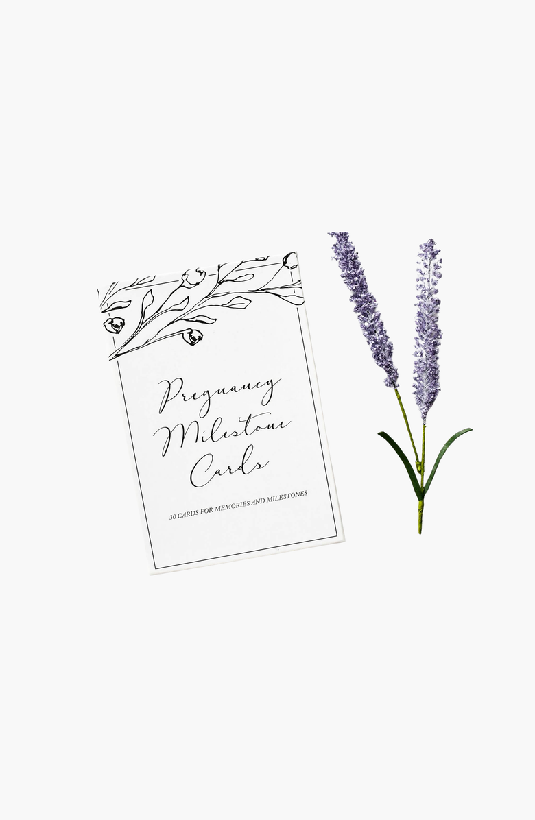 Duncan & Stone Paper Co. Pregnancy Announcement and Milestone Cards, Alternate, color, 