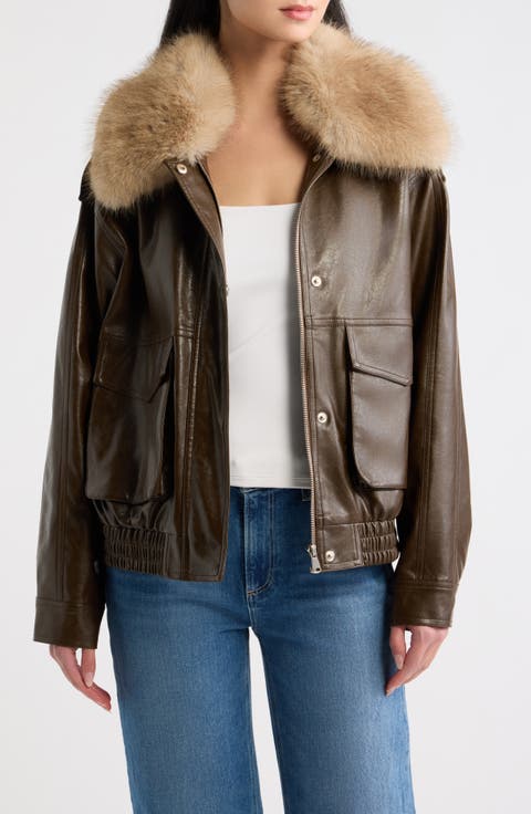 Amelia Faux Leather Jacket