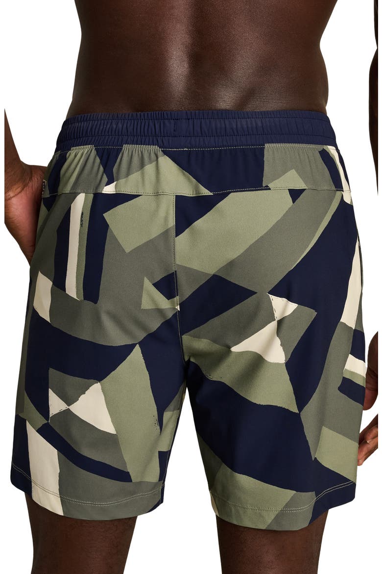 Pursuit 7-Inch Unlined Training Shorts, Alternate, color, SMOKEY OLIVE COLOR BLOCK