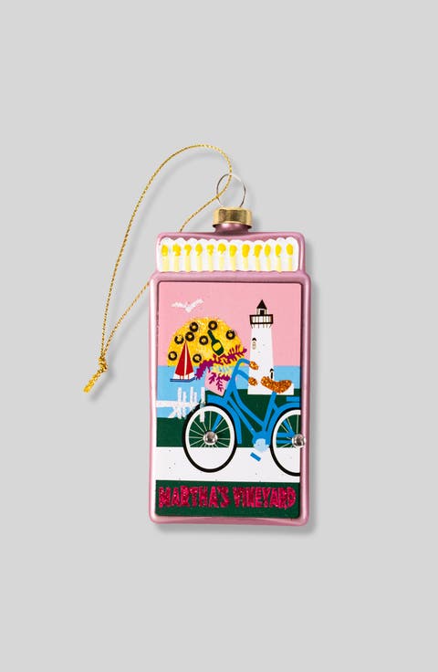 Matchbook Ornament - Martha
s Vineyard
