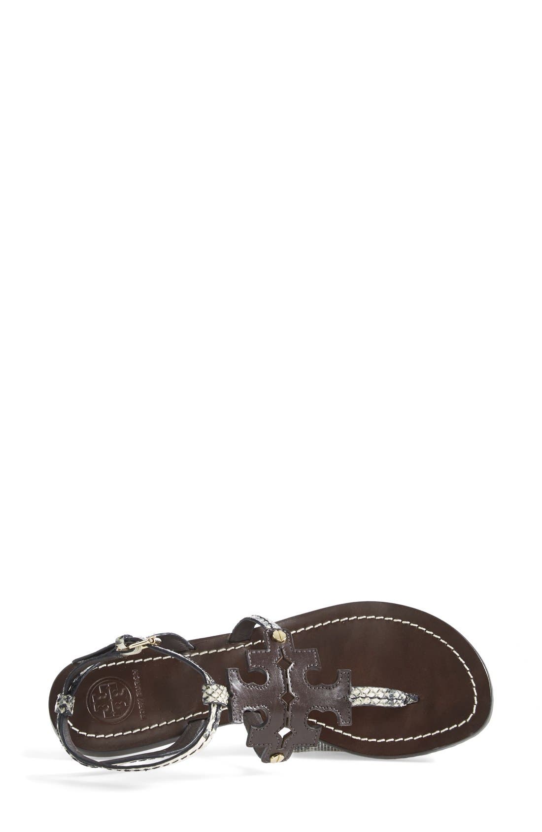 Tory Burch 'Chandler' Leather Sandal, Alternate, color, 