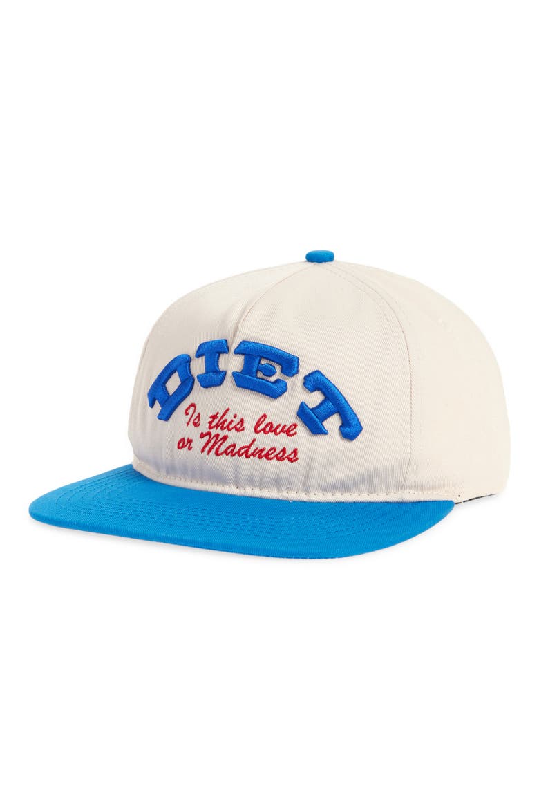 Madness Adjustable Hat, Main, color, CREAM/ BLUE/ RED