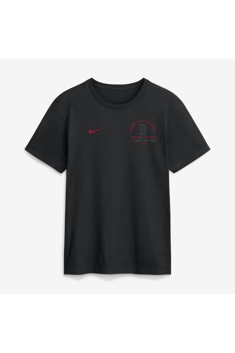 Men's Nike Black Boston Red Sox Split Logo T-Shirt, Main, color, Black