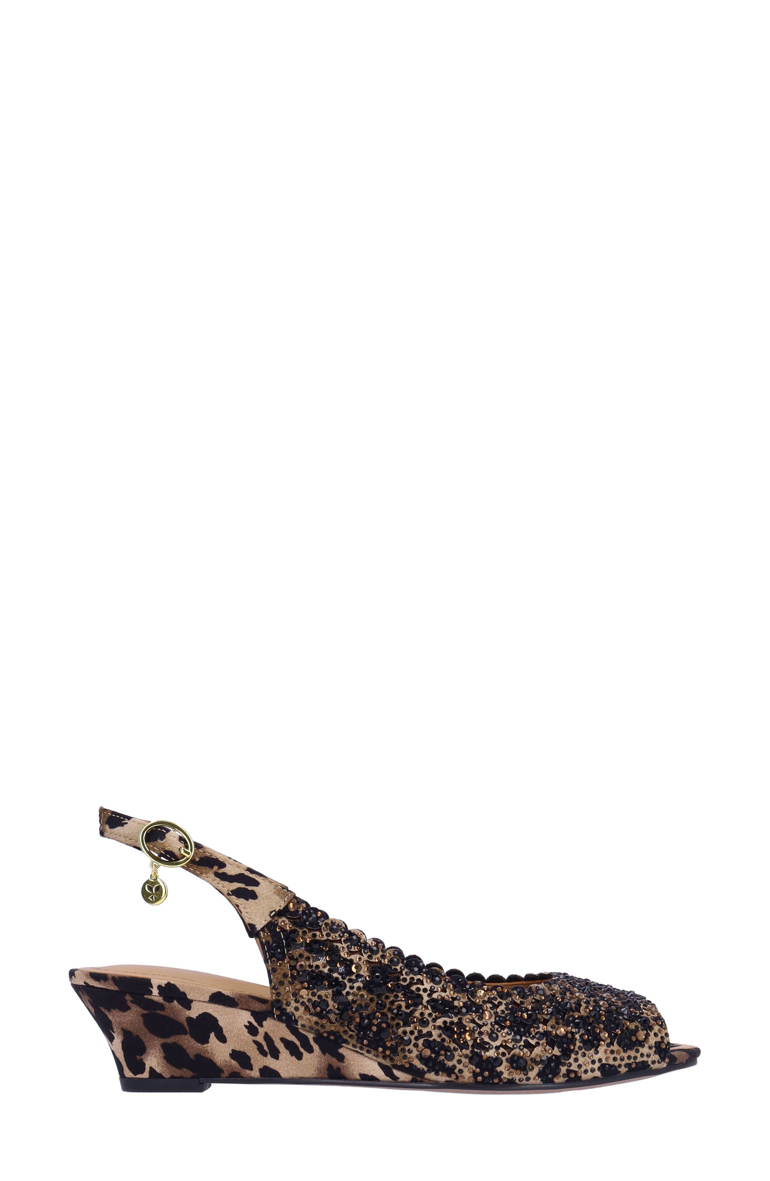 Malorie Slingback Wedge Sandal, Alternate, color, BROWN/ BLACK