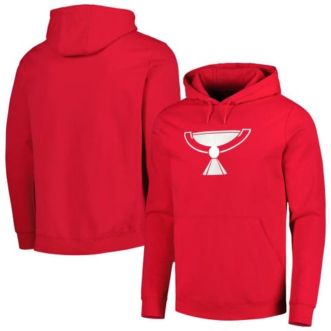 Men's Levelwear Red TOUR Championship Podium Pullover Hoodie
