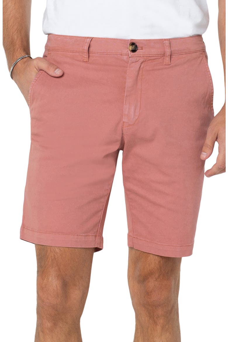Liverpool Stretch Cotton Shorts, Main, color, SALMON