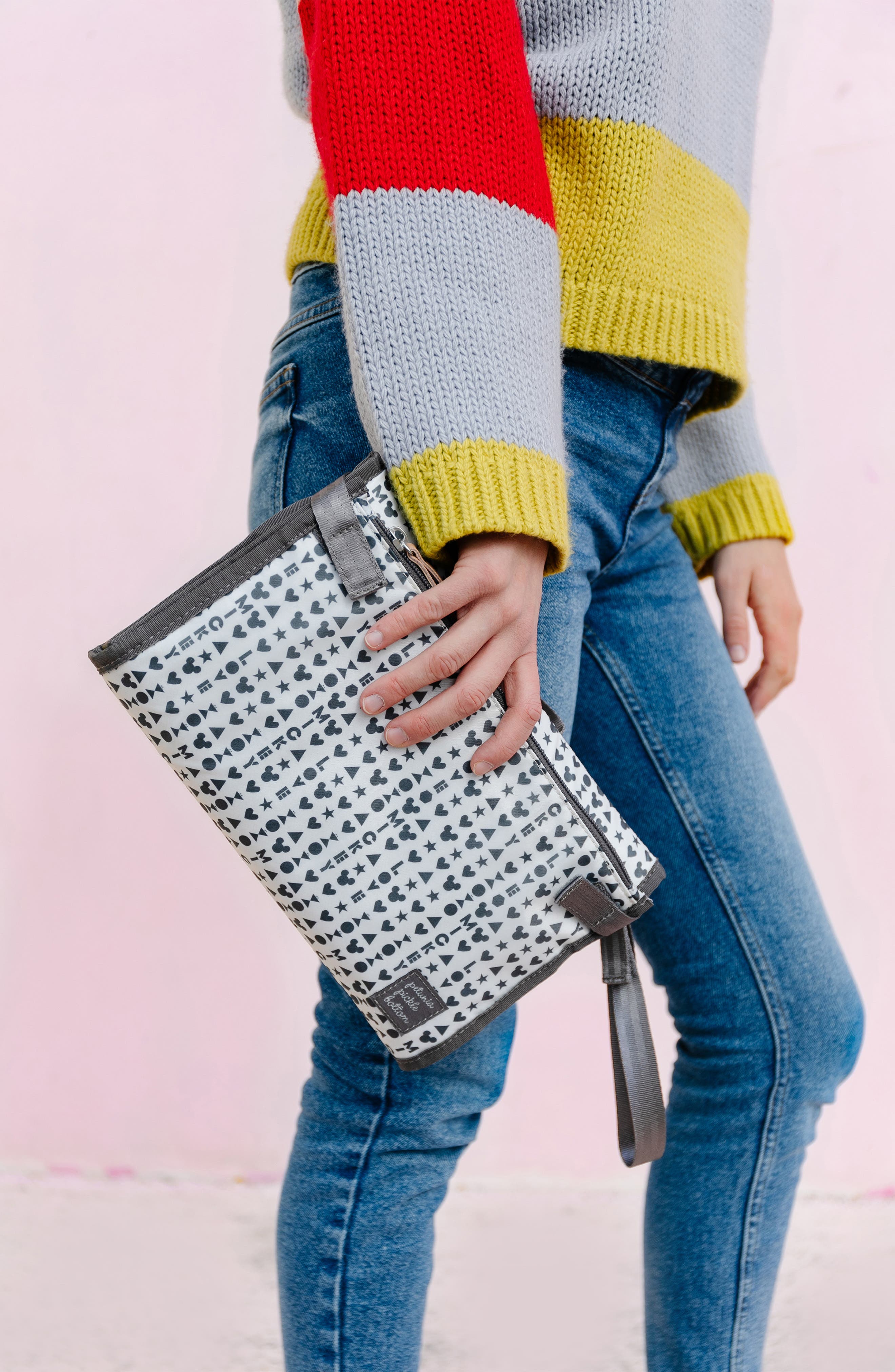 Petunia Pickle Bottom x Disney Nimble Diaper Changing Pad Clutch, Alternate, color, 