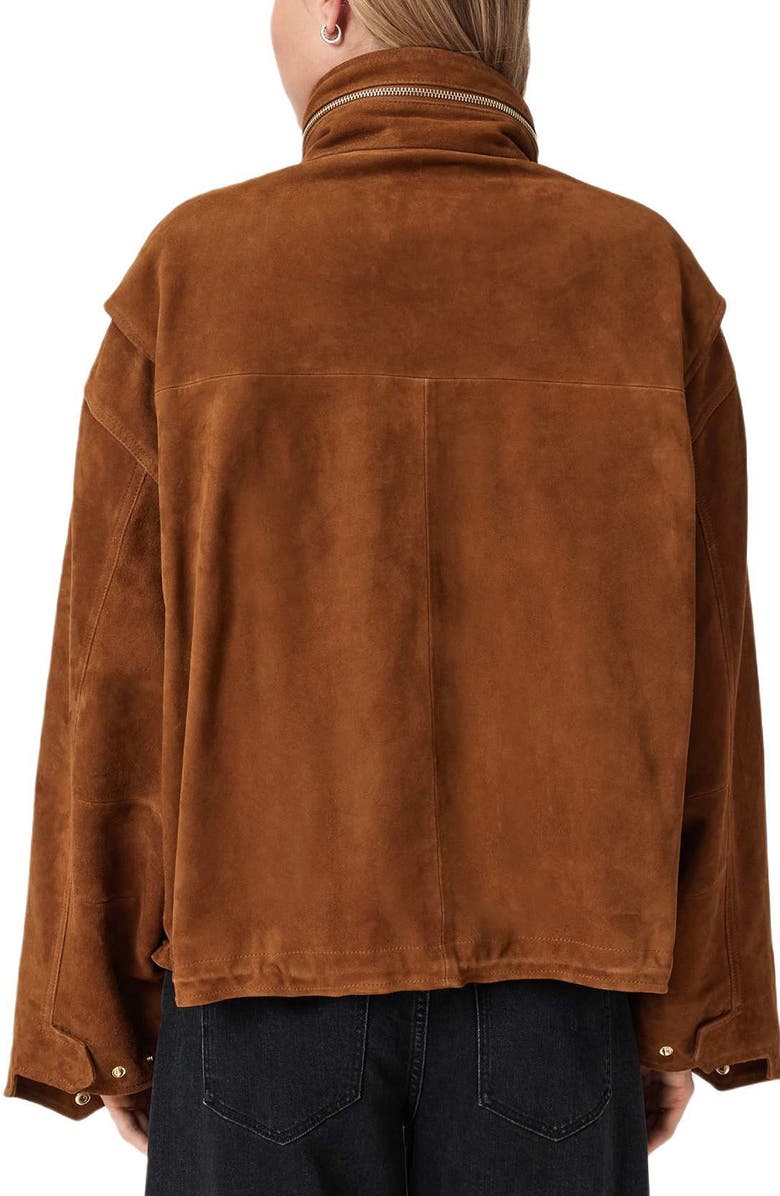 AllSaints Clay Suede Jacket, Alternate, color,