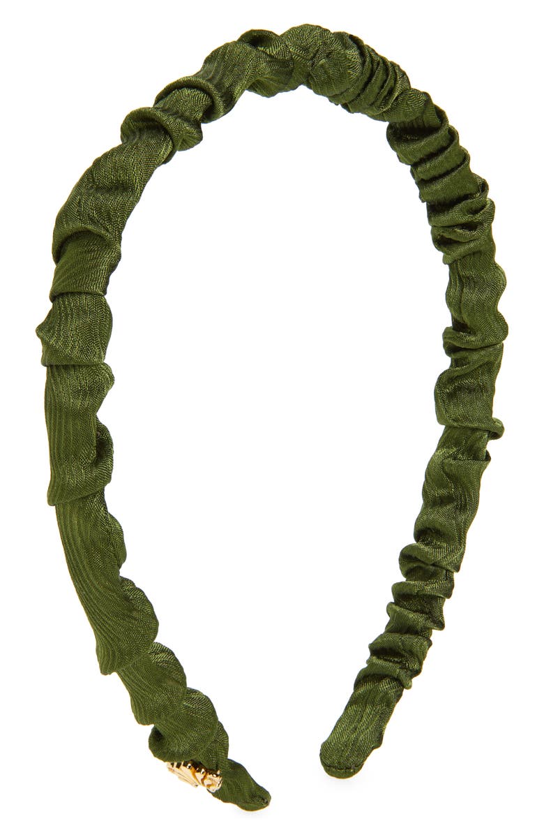 Lele Sadoughi Jessie Ruched Headband, Main, color, 