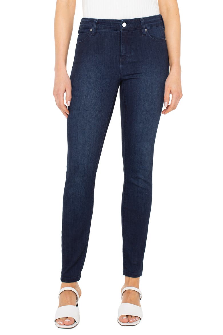 Liverpool High Rise Stretch Ankle Skinny Jeans, Main, color, LAKE FOREST
