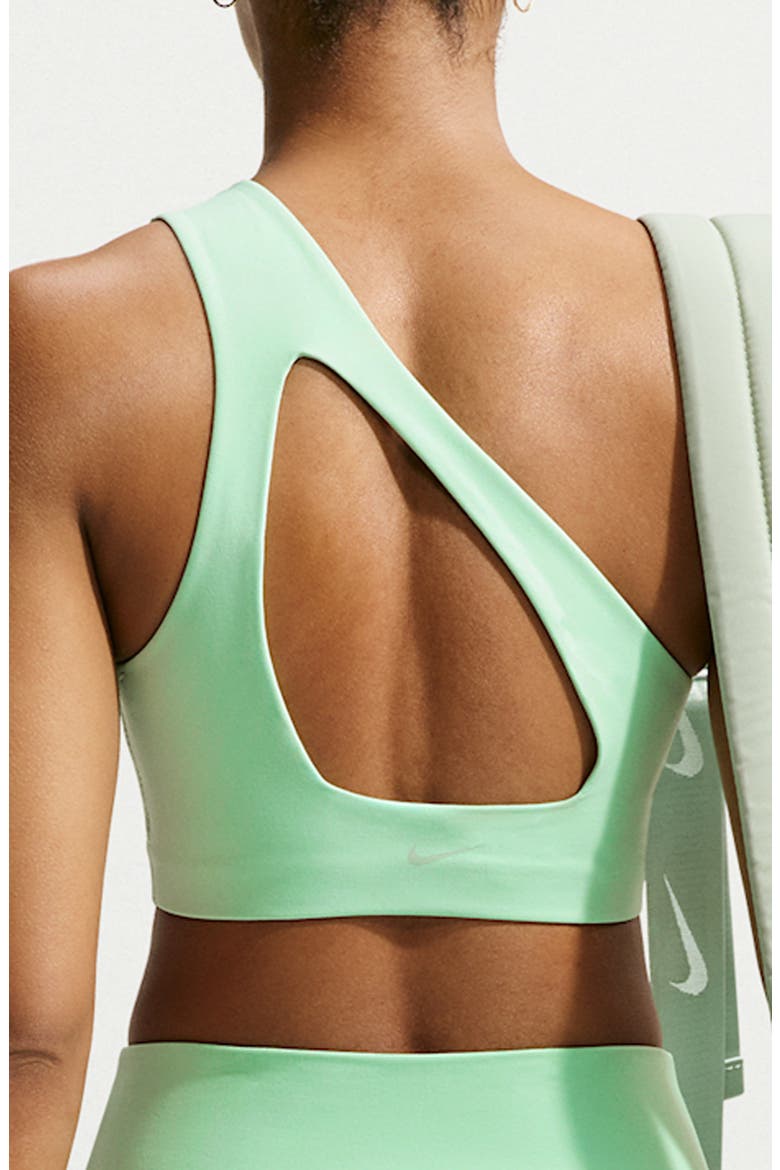 Dri-FIT Cutout Medium Impact Sports Bra, Alternate, color, CUCUMBER CALM/ COOL GREY