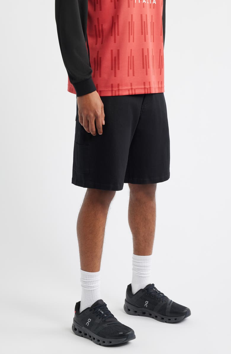 SANTO STUDIO Painter Shorts, Alternate, color, Black