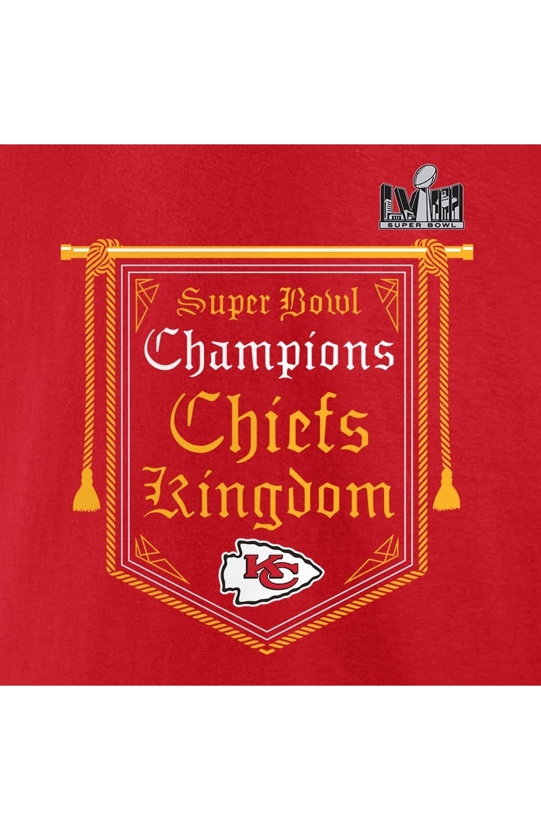 FANATICS Men's Fanatics Branded Red Kansas City Chiefs Super Bowl LVIII Champions Hometown Big & Tall T-Shirt, Alternate, color, 