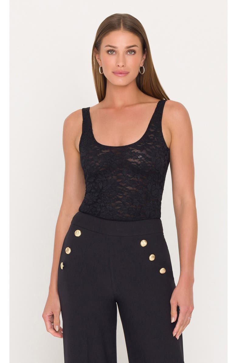 Generation Love Juliett Lace Tank, Main, color, Black