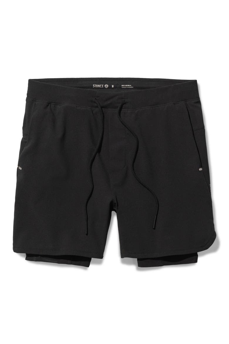 Flux Liner Athletic Shorts, Main, color, BLACK