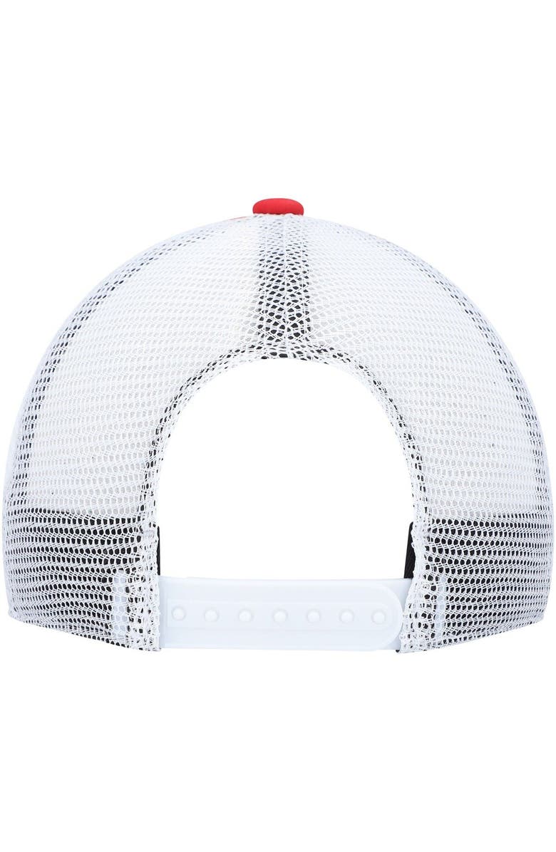 adidas Men's adidas Scarlet/White Rutgers Scarlet Knights Foam Trucker Snapback Hat, Alternate, color, Scarlet