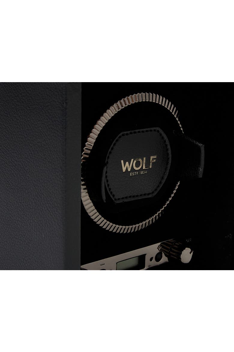 British Racing Single Watch Winder, Alternate, color, Black