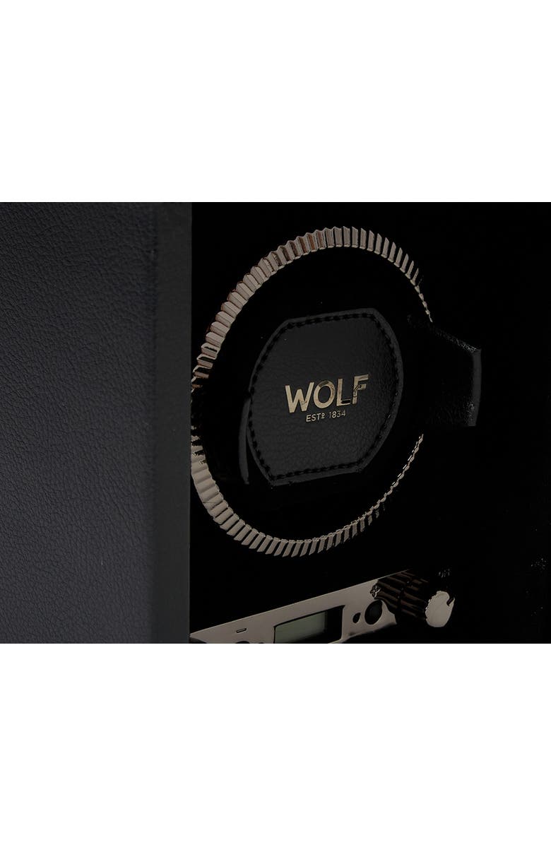 WOLF British Racing Single Watch Winder, Alternate, color, Black